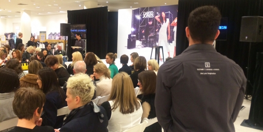 David Jones Perth Event - Ultimo Catering & Events