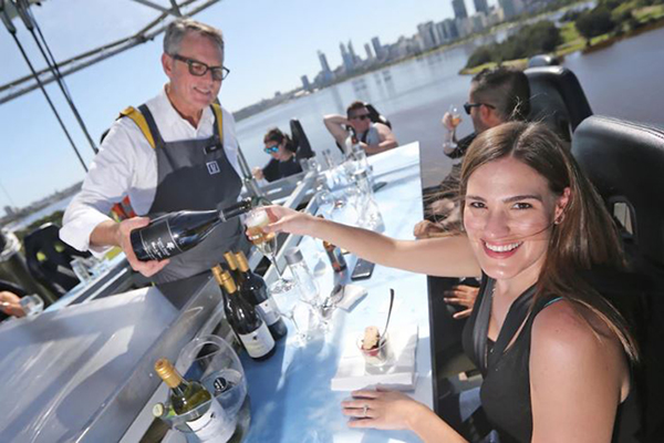 Dinner in the Sky - event catering - Ultimo Catering & Events Perth