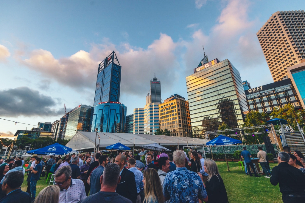 Night at the Quay 2021 Elizabeth Quay Corporate Christmas Parties Perth Ultimo Catering Events