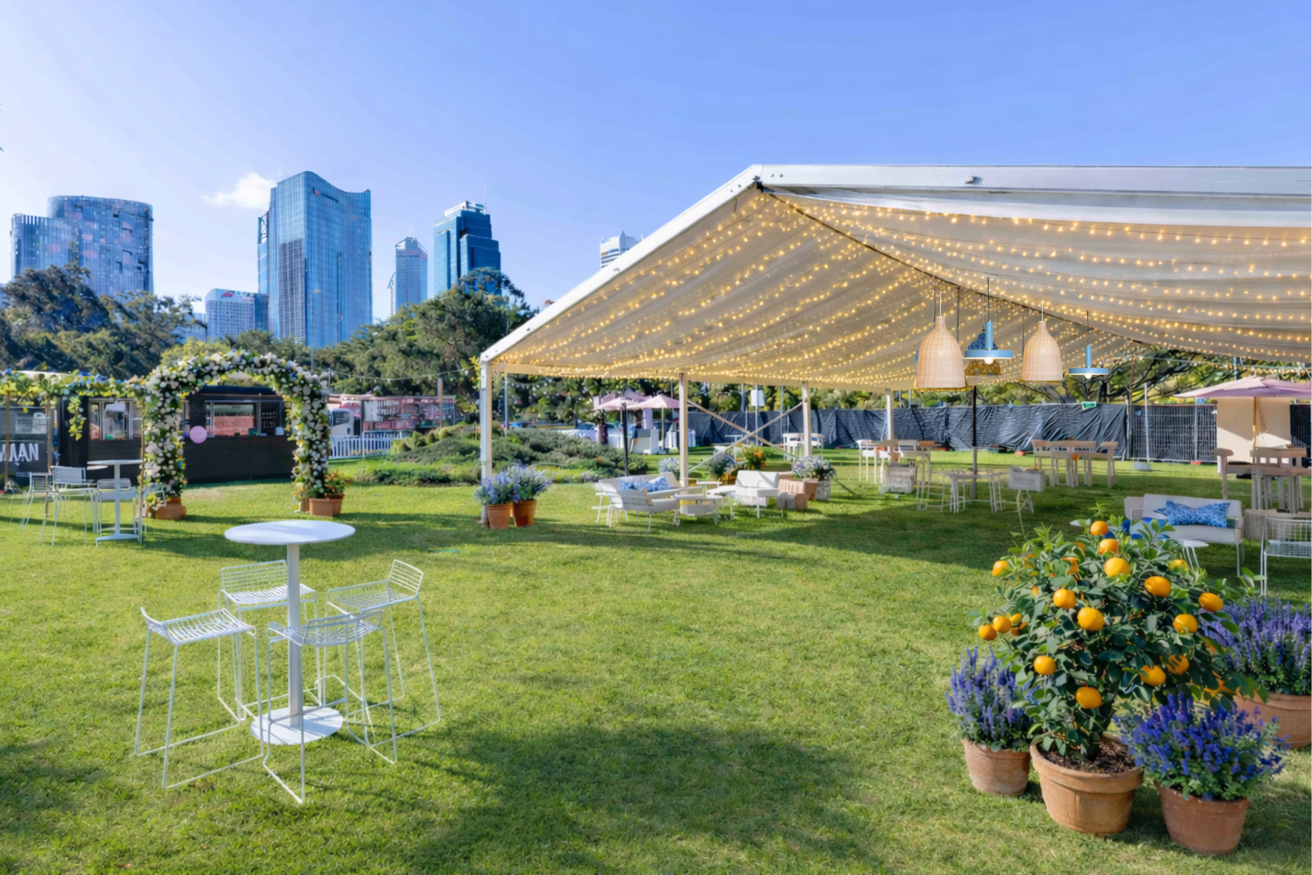 Corporate end of year event Med Social at The Kingsman - Ultimo Catering & Events