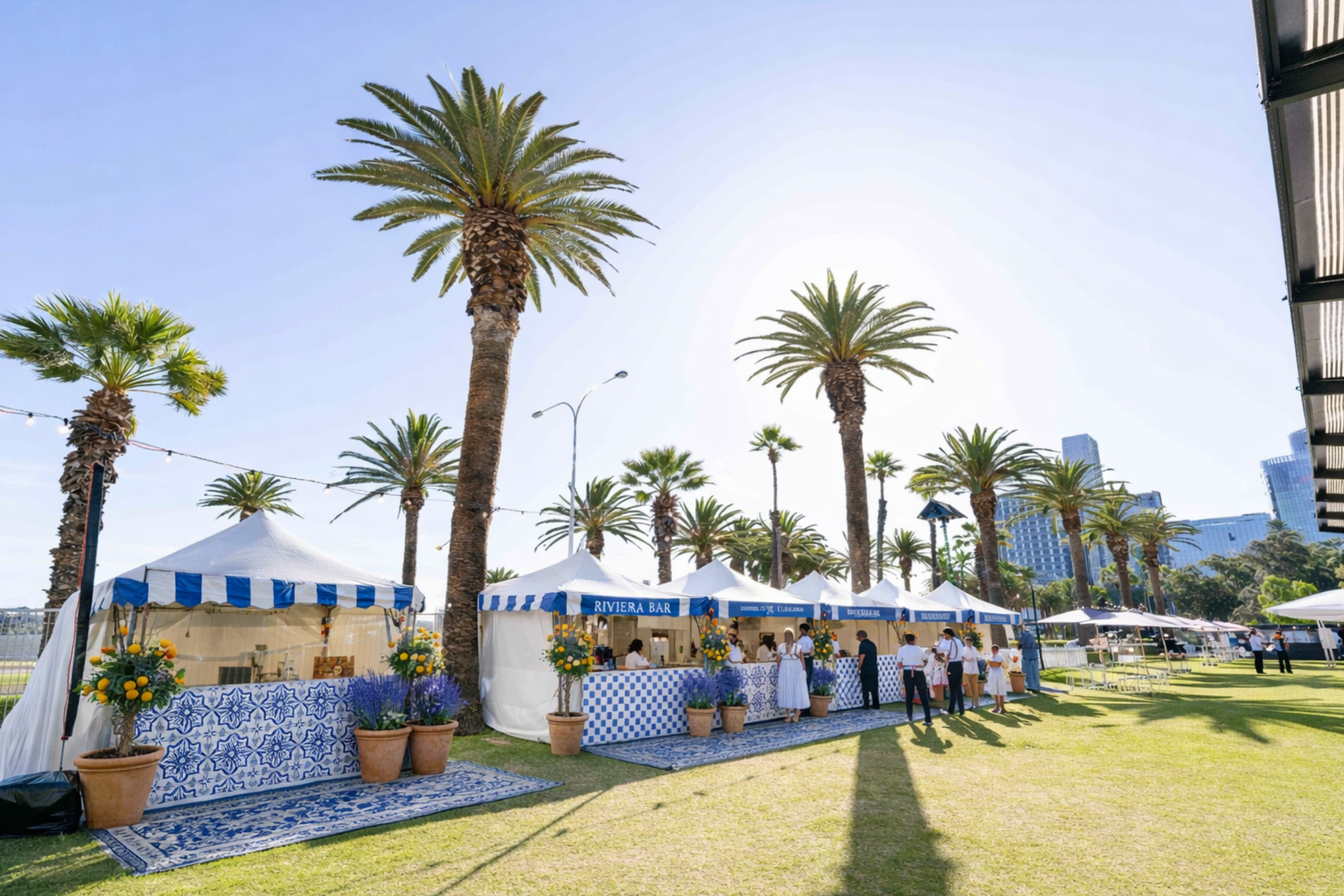 Corporate end of year event Med Social at The Kingsman - Ultimo Catering & Events